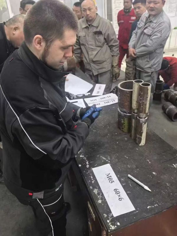 俄罗斯项目焊工考试现场